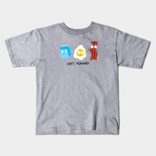 Cute breakfast food for a happy morning Kids T-Shirt